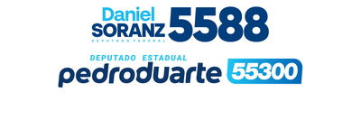 Faixa branca com Daniel Soranz 5588 acima de Pedro Duarte 55300